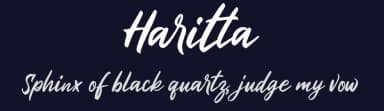 Haritta by Ikrar Bey Khubaib — Script Handwritten Font — thumbnail 2