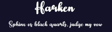 Harken by Andi Moz — Script Handwritten Font — thumbnail 2