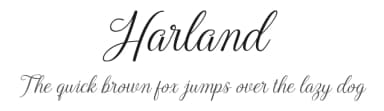 Harland by Cooldesignlab — Script Handwritten Font — thumbnail 1