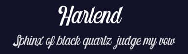 Harlend by Angin Studio — Script Handwritten Font — thumbnail 2