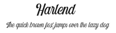 Harlend by Angin Studio — Script Handwritten Font — thumbnail 1