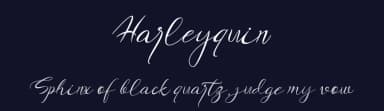 Harleyquin by Letterara — Script Handwritten Font — thumbnail 2