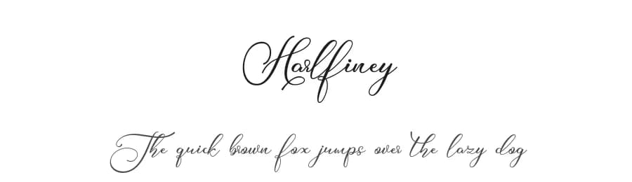 Harlfiney by IM Studio — Script Handwritten Font