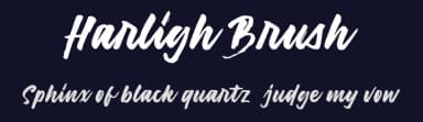 Harligh Brush by Typefar — Script Handwritten Font — thumbnail 2