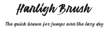 Harligh Brush by Typefar — Script Handwritten Font — thumbnail 1