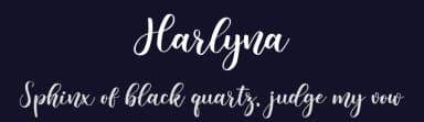 Harlyna by Eko Samp — Script Handwritten Font — thumbnail 2
