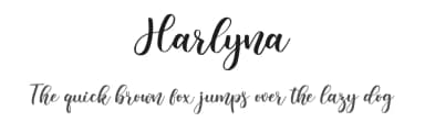 Harlyna by Eko Samp — Script Handwritten Font — thumbnail 1