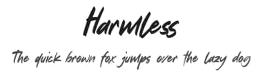 Harmless by Gassstype — Script Handwritten Font — thumbnail 1