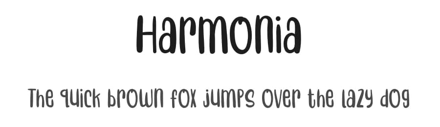 Harmonia by Vunira Design — Script Handwritten Font