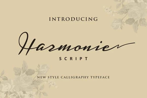 Harmonie Font by Ian Mikraz — Script Handwritten Font — preview 1