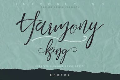 Harmony King Font by JumboDesign — Script Handwritten Font — thumbnail 1