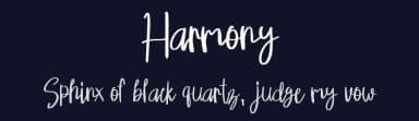 Harmony by AquariiD — Script Handwritten Font — thumbnail 2