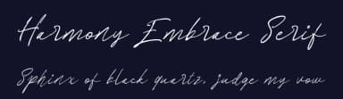 Harmony Embrace Serif by Letterhend Studio — Serif Font — thumbnail 2