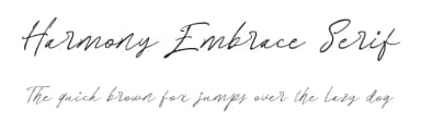 Harmony Embrace Serif by Letterhend Studio — Serif Font — thumbnail 1