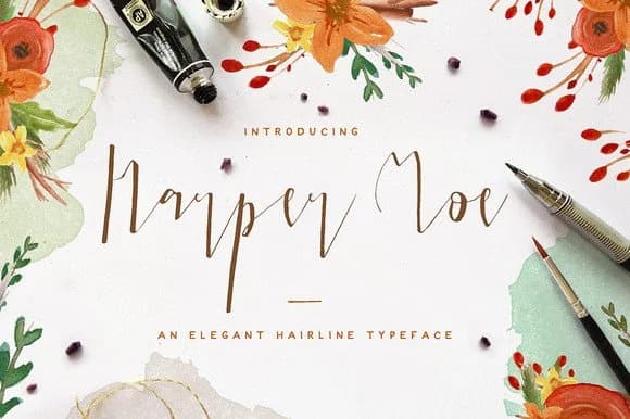 Harper Moe Font by Blue Robin Design Shop — Script Handwritten Font — preview 1
