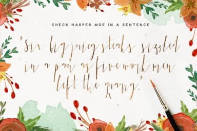 Harper Moe Font by Blue Robin Design Shop — Script Handwritten Font — thumbnail 2