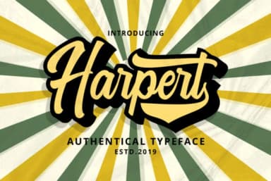Harpert Font by Ijem RockArt — Script Handwritten Font — thumbnail 1