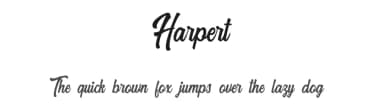 Harpert by ijem — Script Handwritten Font — thumbnail 1