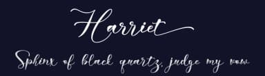 Harriet by Letterara — Script Handwritten Font — thumbnail 2