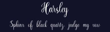 Harsley by Sizimon.id — Script Handwritten Font — thumbnail 2