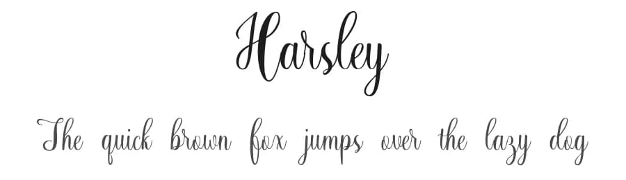Harsley by Sizimon.id — Script Handwritten Font