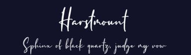 Harstmount by FatmaStudio — Script Handwritten Font — thumbnail 2