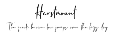 Harstmount by FatmaStudio — Script Handwritten Font — thumbnail 1