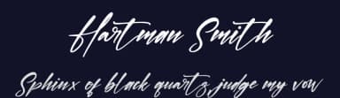 Hartman Smith by Perspectype Studio - Letterena.com — Script Handwritten Font — thumbnail 2
