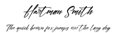 Hartman Smith by Perspectype Studio - Letterena.com — Script Handwritten Font — thumbnail 1