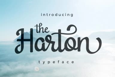 Harton Font by josgandos — Script Handwritten Font — thumbnail 1