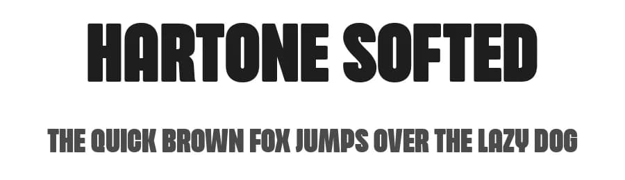 Hartone Softed by surotype — Sans Serif Font