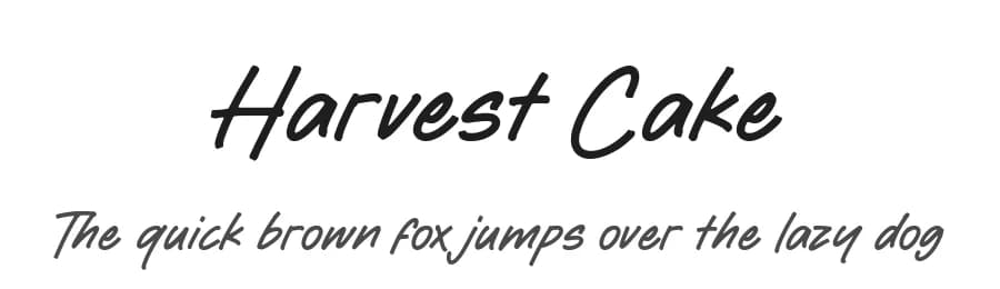 Harvest Cake by Letterative Studio — Script Handwritten Font