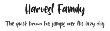 Harvest Family by Font Bundles — Script Handwritten Font — thumbnail 1