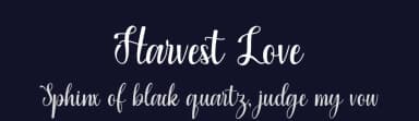 Harvest Love by Supersemar Letter — Script Handwritten Font — thumbnail 2