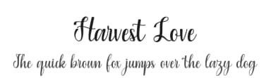Harvest Love by Supersemar Letter — Script Handwritten Font — thumbnail 1