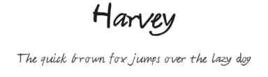 Harvey by Sokratype — Script Handwritten Font — thumbnail 1