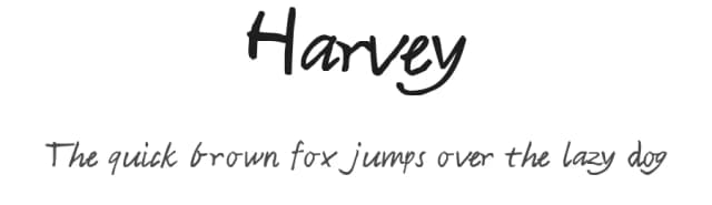 Harvey by Sokratype — Script Handwritten Font