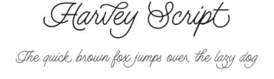 Harvey Script by Hendra Pratama — Script Handwritten Font — thumbnail 1