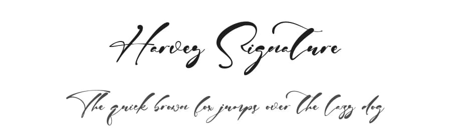 Harvey Signature by Staircase Studio — Script Handwritten Font