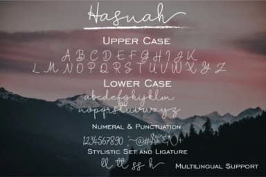 Hasnah Font by Lettercorner Studio — Script Handwritten Font — thumbnail 2