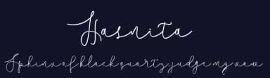 Hasnita by Muhammad Akbar — Script Handwritten Font — thumbnail 2