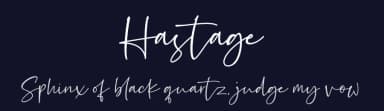 Hastage by Fikryal studio — Script Handwritten Font — thumbnail 2