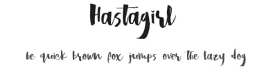Hastagirl by Konstantine Studio — Script Handwritten Font — thumbnail 1