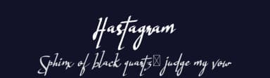 Hastagram by !bey Design — Script Handwritten Font — thumbnail 2