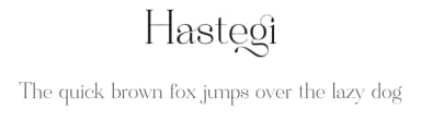 Hastegi by Sronstudio — Serif Font — thumbnail 1