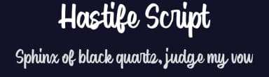 Hastife Script by Colative Studio — Script Handwritten Font — thumbnail 2