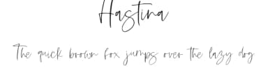 Hastina by Andang Prasetyo — Script Handwritten Font — thumbnail 1