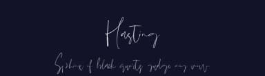 Hasting by Sronstudio — Script Handwritten Font — thumbnail 2