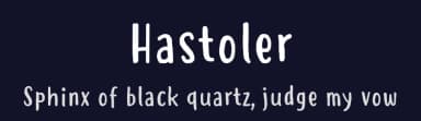 Hastoler by 7NTypes — Script Handwritten Font — thumbnail 2