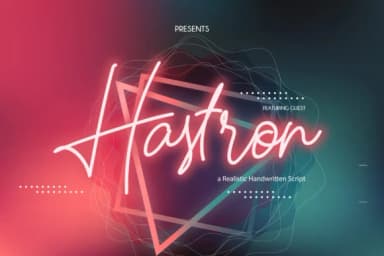 Hastron Font by Vunira — Script Handwritten Font — thumbnail 1